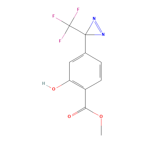 2-Hydroxy-4-[3-(trifluoromethyl)-3H-diazirin-3-yl]benzoic Acid, Methyl Ester (CAS: 165963-72-4) - Related Chemical Product
