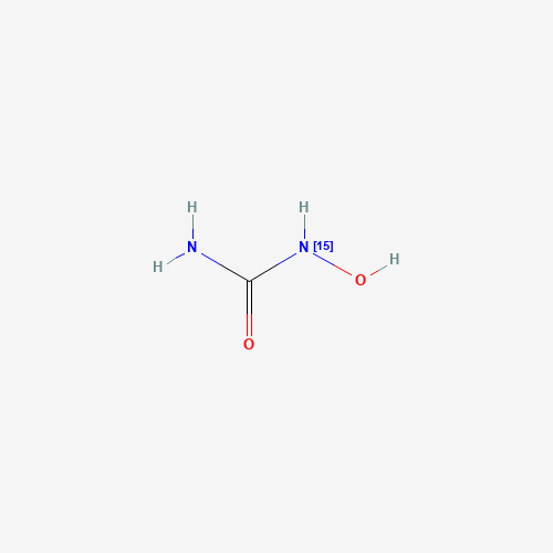 Hydroxy Urea-15N (CAS: 214331-53-0) - Chemical Structure and Molecular Formula 