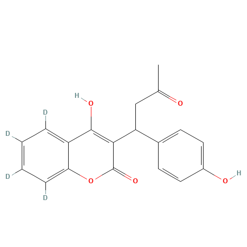 4'-Hydroxy Warfarin-d4 (CAS: 94820-63-0) - Related Chemical Product