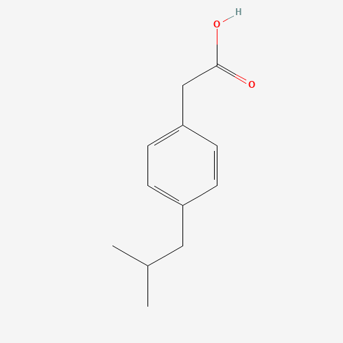 Ibufenac (CAS: 1553-60-2) - Chemical Structure and Molecular Formula 