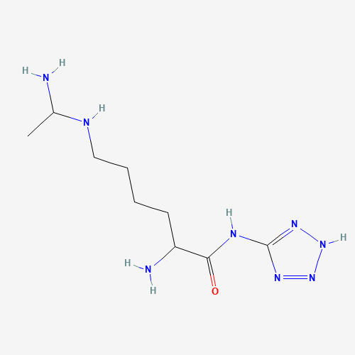 L-N6-(1-Iminoethyl) Lysine 5-Tetrazole Amide, Dihydrochloride (CAS: 1322625-19-3) - Related Chemical Product