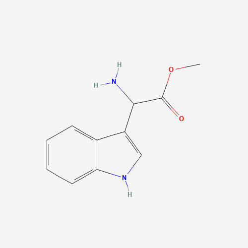 D,L-3-Indolylglycine Methyl Ester (CAS: 110317-48-1) - Chemical Structure and Molecular Formula 