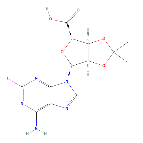 2-Iodo Adenosine 5'-Carboxy-2',3'-acetonide (CAS: 141018-26-0) - Related Chemical Product