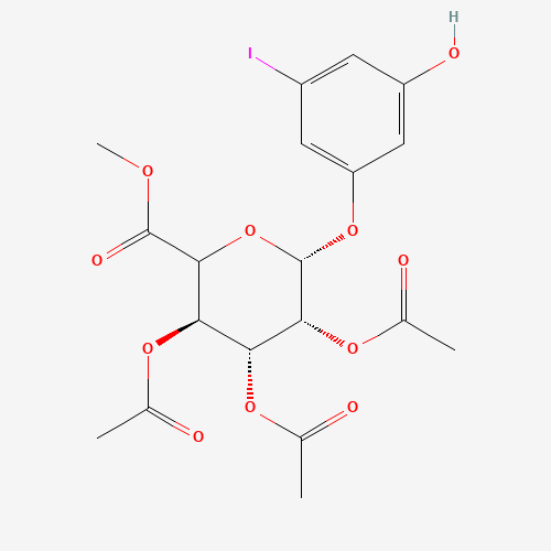 5-Iodoresorcinol-2',3',4'-tri-O-acetyl-b-D-glucuronide Methyl Ester (CAS: 490028-20-1) - Related Chemical Product