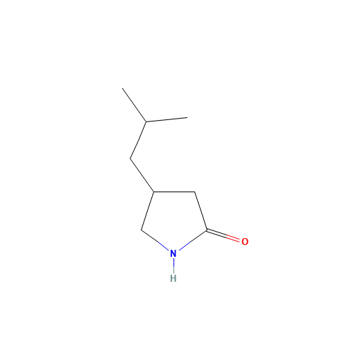 4-Isobutyl-2-pyrrolidinone (pregabalin lactam impurity) (CAS: 61312-87-6) - Related Chemical Product