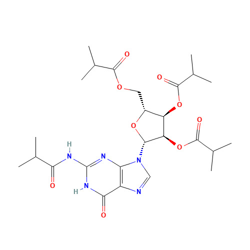 2-Isobutyramido Guanosine 2',3',5'-Tris(isobutanoate) (CAS: 70337-80-3) - Related Chemical Product