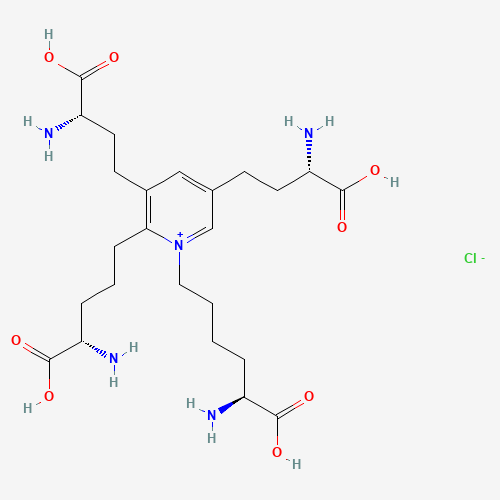 Isodesmosine Chloride (CAS: 10059-18-4) - Chemical Structure and Molecular Formula 