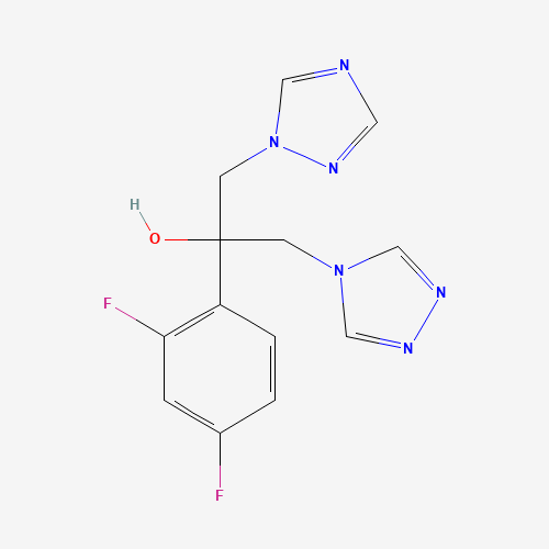 Iso Fluconazole (CAS: 89429-59-4) - Chemical Structure and Molecular Formula 