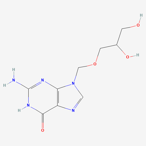Iso Ganciclovir (CAS: 86357-09-7) - Chemical Structure and Molecular Formula 