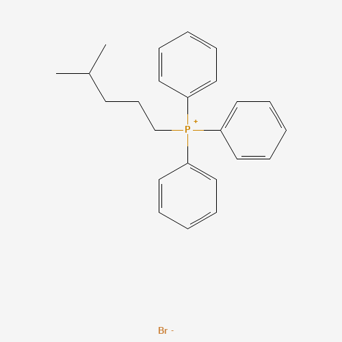 Isohexyltriphenylphosphonium Bromide (CAS: 70240-41-4) - Chemical Structure and Molecular Formula 