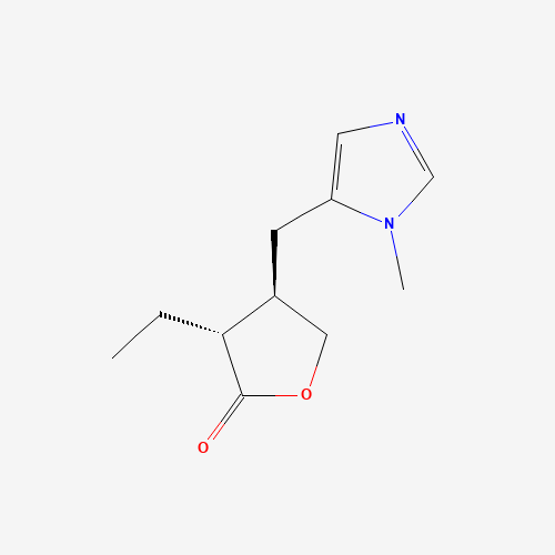 Isopilocarpine (CAS: 531-35-1) - Chemical Structure and Molecular Formula 