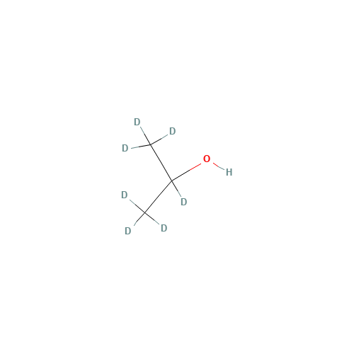 Isopropanol-d7 (CAS: 19214-96-1) - Chemical Structure and Molecular Formula 