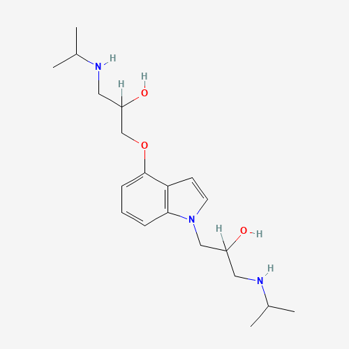 N-(3-Isopropylamino-2-hydroxypropyl) Pindolol (CAS: 130115-63-8) - Related Chemical Product