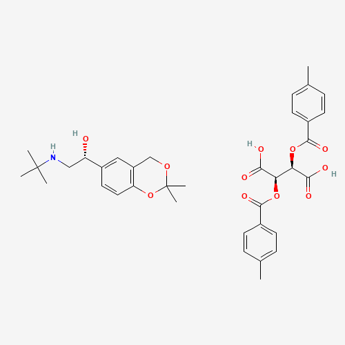 1,3-O-Isopropylidene (R)-Albuterol (2S,3S)-Di-O-toluoyl Tartrate Salt (CAS: 238762-33-9) - Related Chemical Product