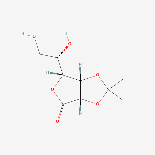 2,3-O-Isopropylidene-L-gulonolactone (CAS: 94840-08-1) - Chemical Structure and Molecular Formula 