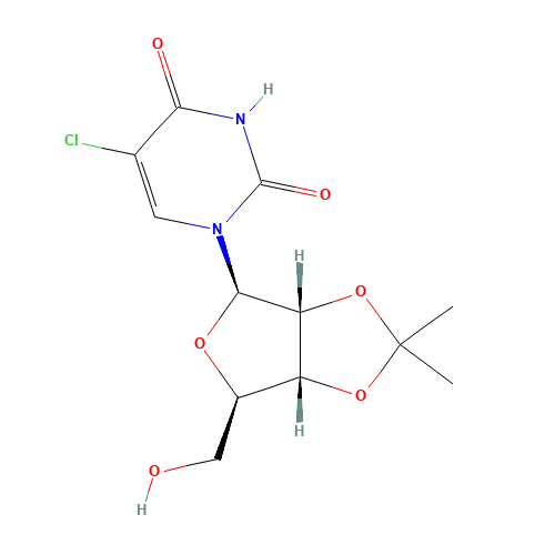 2',3'-O-Isopropylidene-5-chlorouridine (CAS: 81356-82-3) - Related Chemical Product