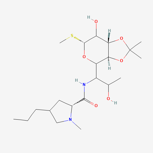 3,4-O-Isopropylideneepilincomycin (CAS: 17017-21-9) - Chemical Structure and Molecular Formula 