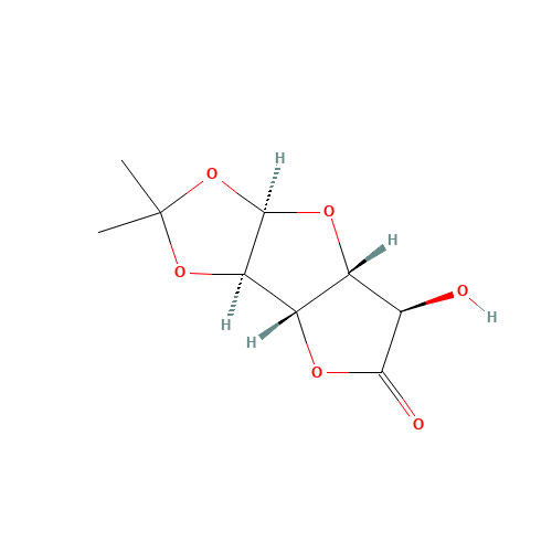 1,2-O-Isopropylidene-b-L-idofuranurono-6,3-lactone (CAS: 29514-28-1) - Chemical Structure and Molecular Formula 
