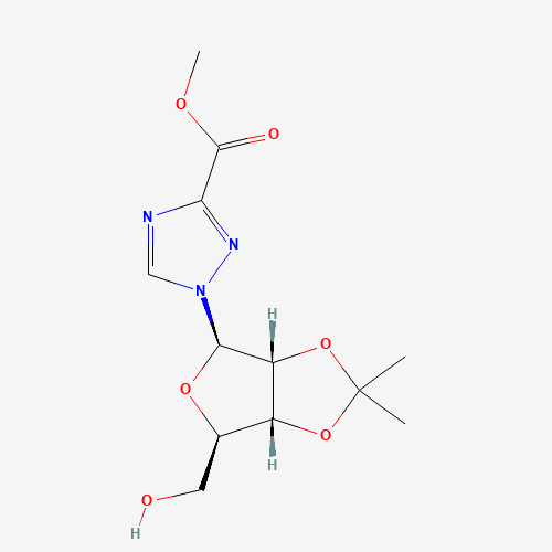 1-[2,3-O-Isopropylidene-b-D-ribofuranosyl]-1,2,4-triazole-3-carboxylic Acid Methyl Ester (CAS: 594860-43-2) - Related Chemical Product