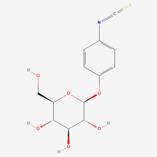 p-Isothiocyanatophenyl b-D-Glucopyranoside (CAS: 20581-41-3) - Chemical Structure and Molecular Formula 