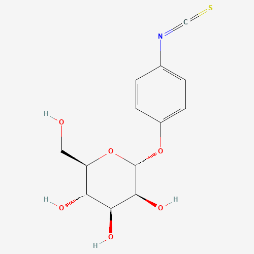 4-Isothiocyanatophenyl a-D-Mannopyranoside (CAS: 96345-79-8) - Chemical Structure and Molecular Formula 