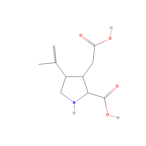 rac Kainic Acid (CAS: 73209-05-9) - Chemical Structure and Molecular Formula 