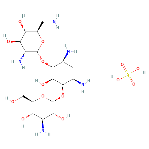 Kanamycin B Sulfate (CAS: 29701-07-3) - Chemical Structure and Molecular Formula 