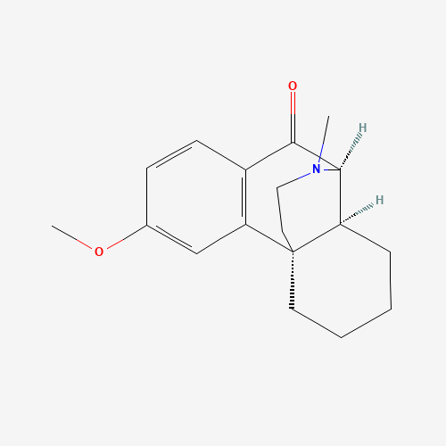 10-Keto Dextromethorphan (CAS: 57969-05-8) - Chemical Structure and Molecular Formula 