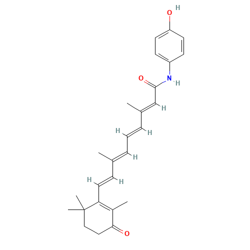 3-Keto Fenretinide (CAS: 865536-65-8) - Chemical Structure and Molecular Formula 