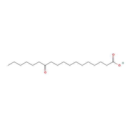 12-Ketostearic Acid (CAS: 925-44-0) - Chemical Structure and Molecular Formula 