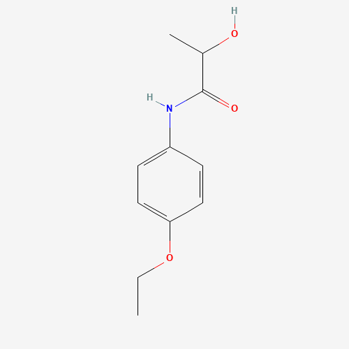Lactyl Phenetidine (CAS: 539-08-2) - Chemical Structure and Molecular Formula 