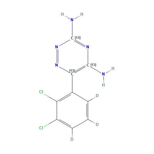 Lamotrigine-13C3,d3, Major (CAS: 1246815-13-3) - Related Chemical Product