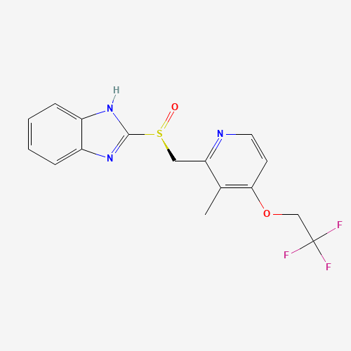 (S)-Lansoprazole (CAS: 138530-95-7) - Chemical Structure and Molecular Formula 
