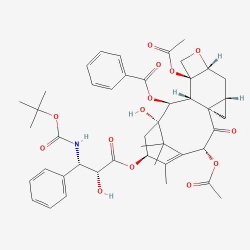 Larotaxel (CAS: 156294-36-9) - Chemical Structure and Molecular Formula 