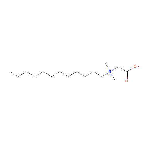 Lauryl Betaine (CAS: 683-10-3) - Chemical Structure and Molecular Formula 