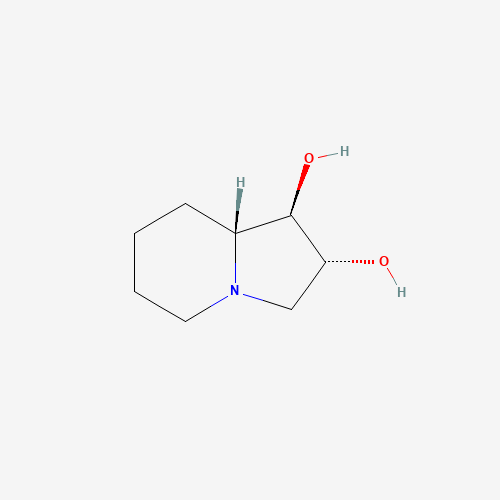 (-)-Lentiginosine (CAS: 125279-72-3) - Chemical Structure and Molecular Formula 