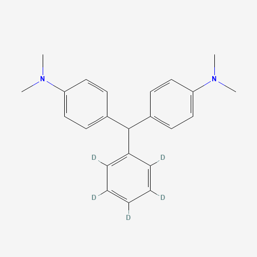 Leuco Malachite Green-d5 (CAS: 947601-82-3) - Chemical Structure and Molecular Formula 