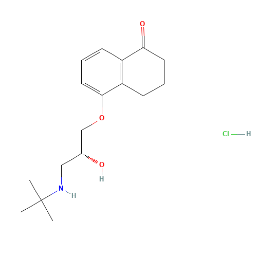 ent-Levobunolol Hydrochloride (CAS: 27867-05-6) - Chemical Structure and Molecular Formula 