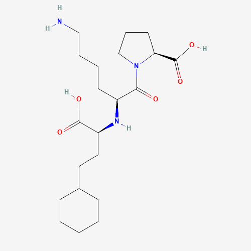 Lisinopril Cyclohexyl Analogue (CAS: 1132650-67-9) - Chemical Structure and Molecular Formula 