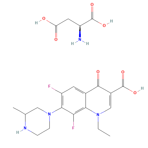 Lomefloxacin Aspartate (CAS: 211690-33-4) - Related Chemical Product