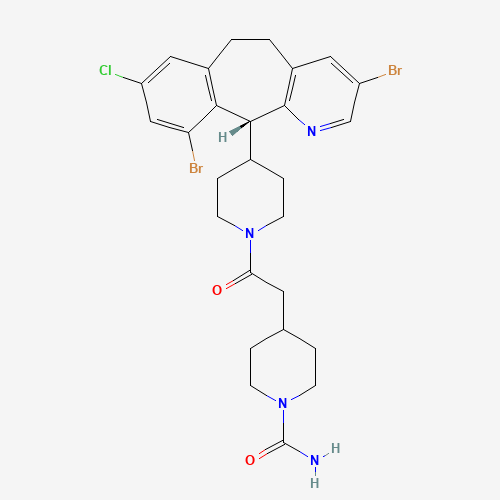 Lonafarnib chemical structure Lonafarnib (CAS: 193275-84-2) - Chemical Structure and Molecular Formula