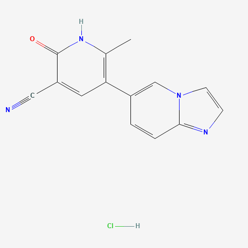 Loprinone Hydrochloride (CAS: 119615-63-3) - Chemical Structure and Molecular Formula 