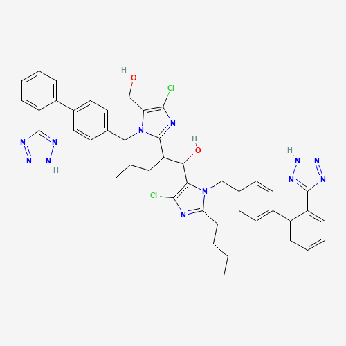 Losartan a-Butyl-losartan Aldehyde Adduct (Losartan Impurity) (CAS: 1159977-48-6) - Related Chemical Product