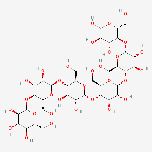 Maltohexaose (CAS: 34620-77-4) - Chemical Structure and Molecular Formula 