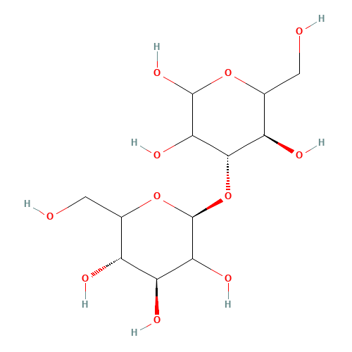 3-O-b-D-Mannopyranosyl D-Mannose (CAS: 50692-75-6) - Chemical Structure and Molecular Formula 