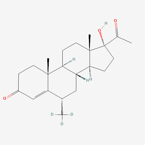 Medroxy Progesterone (CAS: 162462-69-3) - Chemical Structure and Molecular Formula 