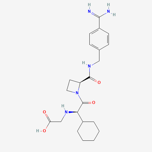 Melagatran (CAS: 159776-70-2) - Chemical Structure and Molecular Formula 
