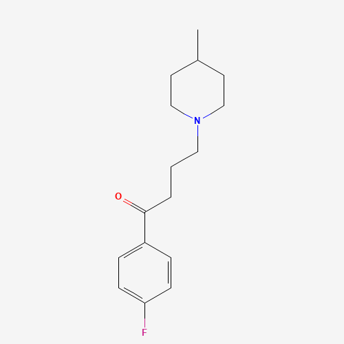Melperone (CAS: 3575-80-2) - Chemical Structure and Molecular Formula 