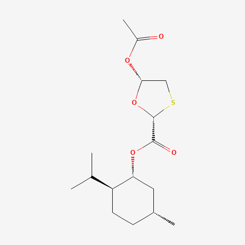 (2R,5S)-L-Methyl-5-(acetyloxy)-1,3-oxathiolane-2-carboxylate (CAS: 147126-65-6) - Related Chemical Product