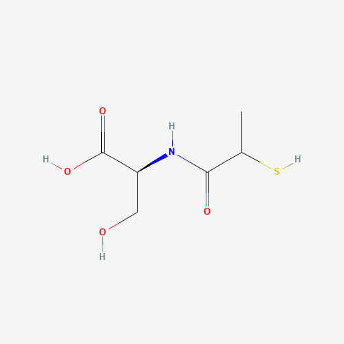 N-(2-Mercapto-1-oxopropyl)-L-serine (CAS: 1313496-17-1) - Related Chemical Product